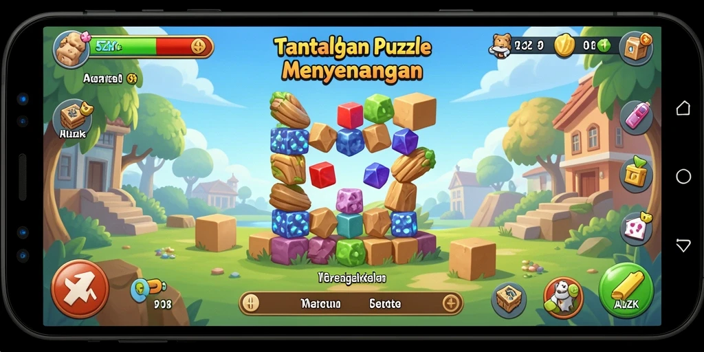 Screenshot menunjukkan gameplay menarik di 5ZK dengan teka-teki yang menantang.