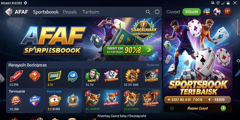 Tampilan gameplay AFAF yang menarik dan informatif.