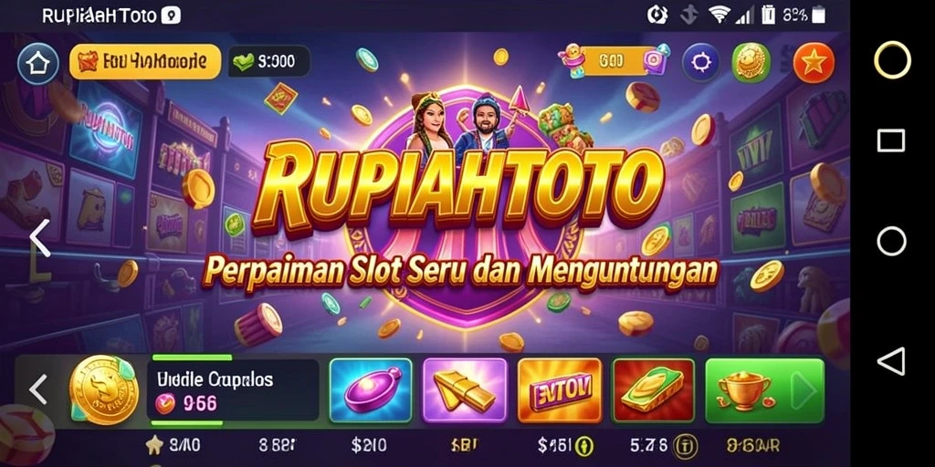 Gambaran gameplay Slot RUPIAHTOTO yang memukau.
