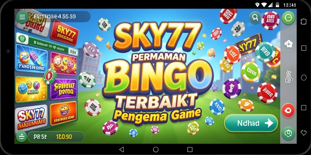 Tampilan gameplay seru dan menarik di SKY77 Bingo.
